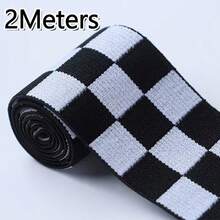1Meter/2/3Meters Elastic Band, Can Be Used As Adjustable Waistband Extension, Suitable For Handmade Crafts, Sewing, Carnival, Birthday, Wedding Decoration, Belt, Pants, Skirt - Multicolor - View 15