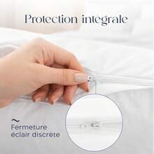 Protège Oreiller 60x60 Imperméable Oeko-Tex | Lot de 2 housses . Lavable à haute température . Protection anti-acariens . Certif - couleur comme sur la photo - Voir 4