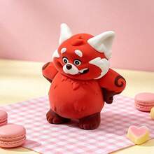 Miniso Disney Pixar Turning Red Series Smiling‑Theme Collectible Figure, Fine Cartoon Character Model, Desktop Display Ornament, Nice Collectible Present For Anime Enthusiasts (1PC) - Ornament - View 4