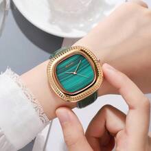 SKMEI 2732 Jam Tangan Quartz Mewah Elegan dengan Dial Persegi, Tali Kulit, Gesper Stainless Steel, Lebar 20mm, Desain Analog Sederhana untuk Penggunaan Sehari-hari - Satu-Ukuran - View 5