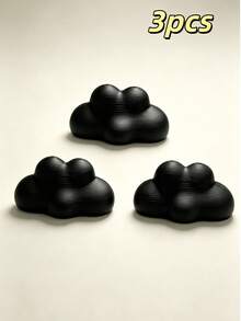 1/3/6pcs Black & Red 3D Cloud Photo Base, Desktop Instant Photo Holder, Desk Decor Card Display Stand - Clouds - View 12