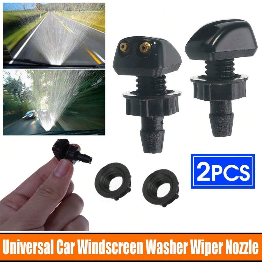 3Set (2pcs/Set) Car Windscreen Wiper Spray Washer Sprayer Nozzle Jet Sprinkler Universal - Car Wiper Washer Nozzle Clip - View 1
