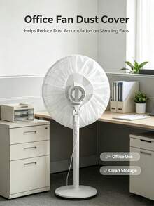 Universal Vertical Fan Dust Cover, Disposable Lightweight Fan Head Protector, Easy To Put On And Take Off Dust Cover, Suitable For Home Fans, Bedroom, Living Room And Office Practical Accessory - Multi-color - View 4