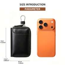 Genuine KeyChain Car Key Unisex Key Bag Multifunction Organizer Wallet Holder Smart Housekeeper Car Small Key Case Keys Pouch Dad's Gift Mother's Gift - Multicolor - View 4