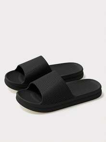 Women Home Slippers - Black - View 6
