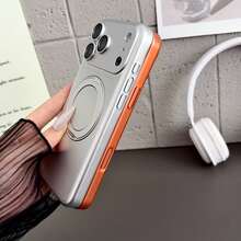 1 buah Casing Ponsel Magnetik Terintegrasi yang Dapat Berputar 360° dengan Pelindung Lensa Terintegrasi, Tahan Guncangan, Anti Selip, dan Tahan Debu, Kompatibel dengan Apple 18 Pro Max 17 Pro Max 17 16 15 14 13 - MultiWarna - View 6