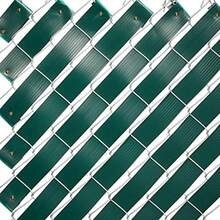 - Green Chain Link Fence Privacy Slats Tape W/Brass Fasteners, Green, 1.8 In X 250 Ft - as pic - View 7
