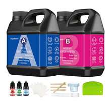 500ml/1000ml Crystal Clear Epoxy Resin Kit, High Gloss Self-Leveling Formula, Suitable For Jewelry Making, Coasters, Handmade Crafts And Art DIY Projects - A - View 12