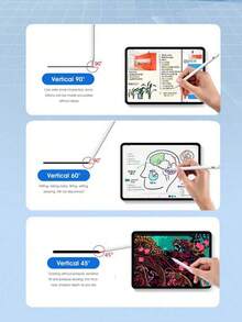 Universal Capacitive Stylus Pen, Compatible With Phones And Tablets, Active Touch Capacitive Stylus, Suitable For Android And Apple , Precise Touch, Smooth Writing, High-End Capacitive Stylus (Not Compatible With Resistive Screen And Electromagnetic Screen Tablets). - Multicolor - View 7