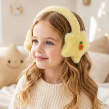 1pc Girls Star & Fruit Plush Warm Earmuffs - Multicolor - View 8