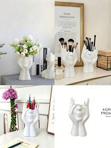 Hộp đựng mỹ phẩm hình mặt trừu tượng - D - Xem 10