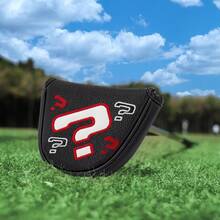 1PC Exquisite Embroidery Mallet Golf Putter Headcover With Magnetic Closure Golf Club Protector - Multicolor - View 3