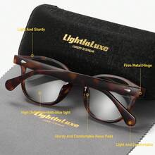 LightInLuxe 中性時尚全框橢圓形無度數眼鏡 戶外休閒用 - 彩色 - 查看 3