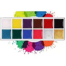 Professional Multi-Color Oil-Based Watercolor Paints, 12 Colors - Vibrant, Long-Lasting, Easy To Apply, Suitable For Holidays And Various Activities. - Single Piece - View 7
