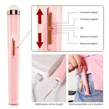 Five In One Portable Nail File, Electric Nail Drill With 5 Accessory Drills, USB Charging With LED Lights, Adjustable Speed, Suitable For Nail Art And Nail Care Tools, Electric Nail File Set, Ideal For Birthday And Holiday Gifts - Multicolor - View 9