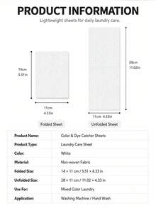 Large Mesh Color Catcher Sheets, Upgraded Large Pack Color Catcher Sheets, Laundry Paper, Color Separating Wash Paper, Anti-Bleeding Laundry Sheets, Laundry Color Catcher Paper, Mixed Laundry Color Catcher, Dye And Color Absorber, Family Pack, Home Essential, Mixed Laundry Assistant, Laundry Store, Laundry Store Practical Set - Large Mesh Color Picker - View 11
