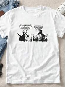 Women T-Shirts - 白色 - 查看 1