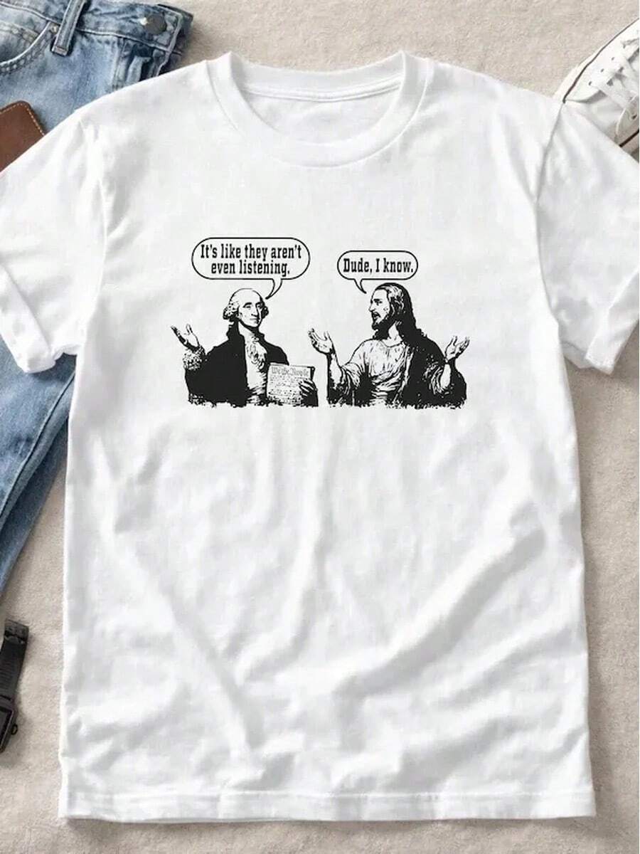 Women T-Shirts - 白色 - 查看 1