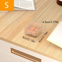 Drawer Cosmetic Storage Box, Transparent Multi-Size Combination, Liquid And Sample Storage Box, Suitable For Cosmetics, Stationery And Kitchen Utensils, Also Can Be Used As Storage Rack And Home Decor - Multicolor - View 9