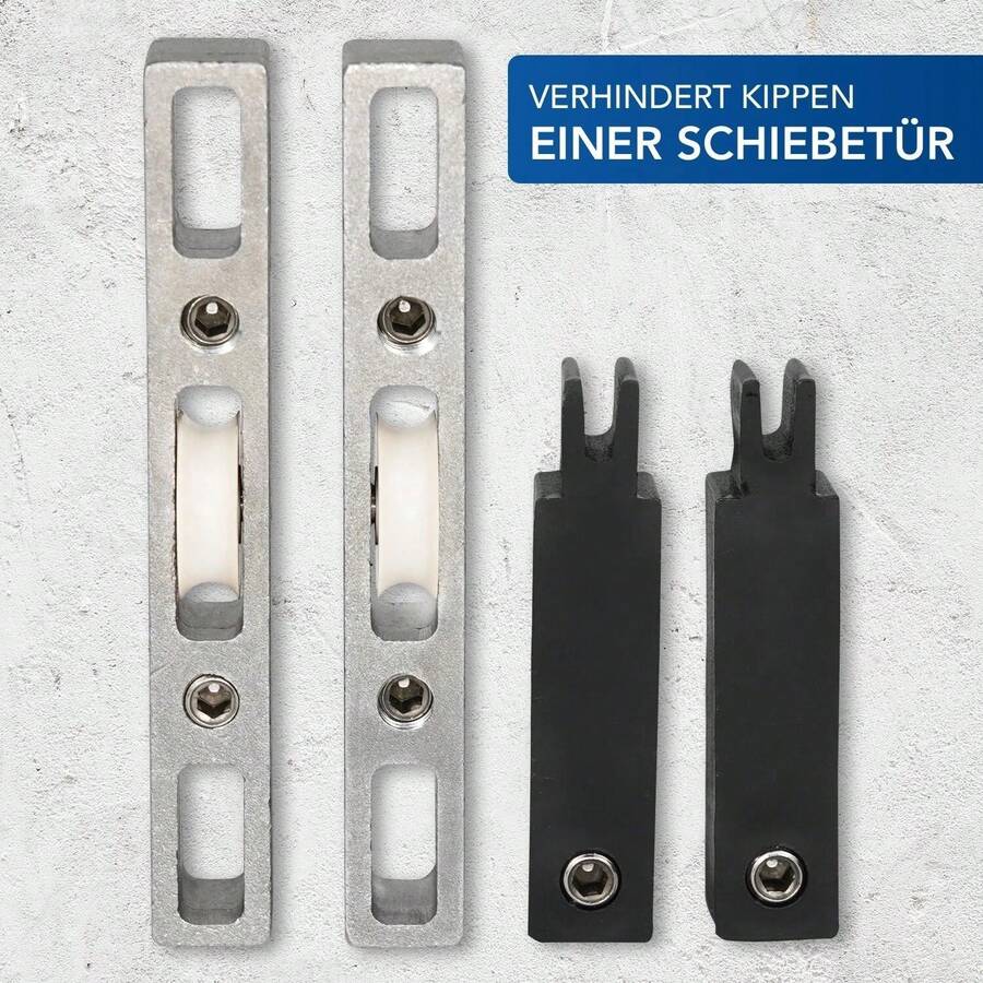 Castors Roller Set for Insect Screen Sliding Door T6100201- - B - Übersicht 1