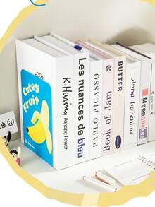 1 L-Shaped Thick Book Stand Simple Desktop Book Partition Baffle Stable Anti-Dumping Student Office Books Storage And Sorting Storage Bookends Desk Accessories Office Decoration And Accessories Reading Accessories Gifts For Book Lovers. - A - View 3