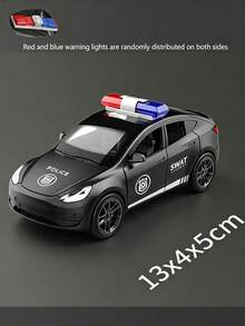 1 Set Includes 1:36 Sedan Car + Model Car + Police Car Combination, Friction Powered Toy Cars, Suitable For Birthday Party Gifts And Collection - Multicolor - View 14