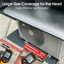 1pc 94*45cm Air Conditioner Outdoor Unit Sunshade Cover, Rain Cover With Magnetic Strap Design, Windproof, Rainproof And Sunproof - A - View 6