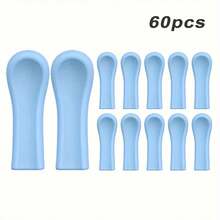 30/60pcs Ear Cleaning Tips, Reusable Replacement Heads For Ear Wax Removal - Ear Spoon Cover - View 10