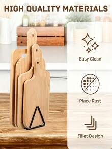 Heavy Duty Metal Cutting Board Rack, Cutting Board Storage Box, Triangle Cutting Board Rack, Space-Saving Cabinet/Countertop Organizer And Pot Rack, Easy To Install, Kitchen Storage Box, Countertop Organizer, Kitchen Storage Organizer - Multicolor - View 7