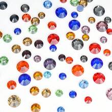 1440pcs DIY Hot Repair Glass Crystal, Nail Hot Melt Rhinestones, Crystal Gems, Can Be Used For Clothing, Shoes, Hats, Bags, Fabrics - Multi-color-sS16-4.0mm - View 4