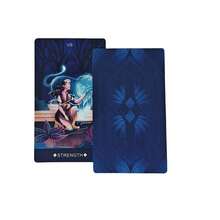 12x7cm Reverse Pupil Tarot, 78 English Cards With Instruction Manual, Suitable For Tarot Oracle Card Enthusiasts, Fans Gift, Christmas Birthday Gift, Party Gathering Divination Card Game - Blue - View 4