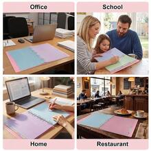21pcs A-Z Letter Index Divider Pages, Durable Waterproof PVC Binder Index Tabs, Soft & Flexible, Fits 8.5*11 Inch Letter Size, Compatible With 2/3/4/11 Ring Binders, Suitable For Office, School, Home File Organization And Quick Information Retrieval - Colorful - View 7