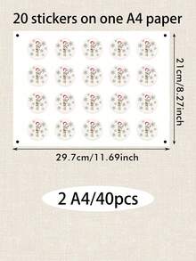 Customized Christmas Stickers, Holiday Gift Packaging Name Label Stickers, Personalized Holiday Labels, Customized Name Gift Seal Stickers, Customizable Christmas Package Decorations, Christmas Gift Labels, Party Favor Stickers, Customized Stickers, Round Stickers, Home - Style C - View 23