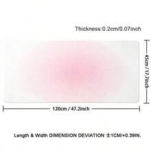 1pc Leather Mouse Pad Light White Pink Gamer Desk Mat New Mousepad XXL Mechanical Keyboard Pad Leather Office Non-Slip Soft Table Mat - View 13