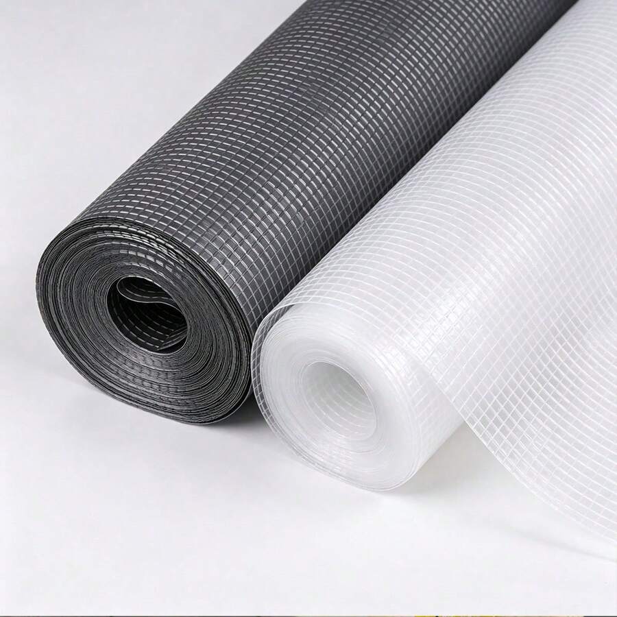 1 Roll EVA Shelf Liner, Washable & Easy To Cut, Waterproof, Oil-Proof & Stain-Resistant, Non-Slip Refrigerator Drawer Liner, Freezer Cover Mat, Cabinet Liner, Household Kitchen Supplies, Decorative & Durable, Non-Adhesive Shelf Liner - A - View 1
