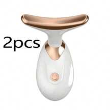 AXH. Anti-Wrinkle Facial Massager, Neck Tightening Multi-Function Facial Sculpting Device, Firming Skin, Unisex - White - View 13