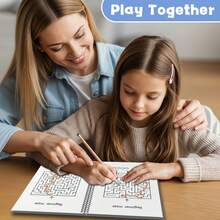 Scenic Maze Activity Notebooks Garden, Town, Harbor And Snow Village Pathfinding Puzzles, Progressive Brain Games To Build Focus, Logic, Observation And Problem-Solving Skills - Style - View 7