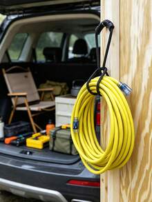 2pcs/Set Heavy Duty Storage Straps With Built-In Handle Protector, Hose, Cable, Tie Organizer, Suitable For Garden, Garage, Tool Room, Attic - Multicolor - View 3