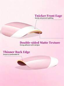 96pcs/Box Exquisite Cat Eye Toe Nail Tips, 4 Colors Square Short Pre-Designed Soft Gel Adhesive Toe Nails, Full Coverage Acrylic Artificial Toe Nails Manicure Supplies - Multicolor - View 5