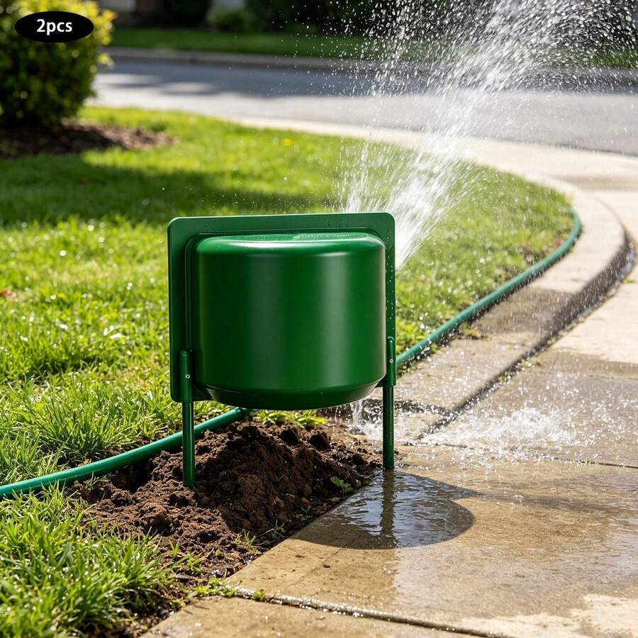 Sprinkler Protector Cover Lawn Sprinkler Shield Garden Water Spray Guard - 2 Pieces - View 1