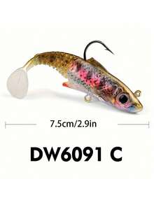 Proberos Realistic Fishing Bait And Lures - 3-Hook Lead Sinkers, Enhanced Catch Rate, Natural Attractant, Suitable For Year-Round Fishing Adventures - Multicolor - View 8