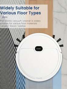 Mini Robot Vacuum Cleaner, USB Rechargeable Automatic Sweeping Robot, Suitable For Hardwood Floors, Hard Floors, Pet Hair And Household Dust Daily Cleaning - View 4