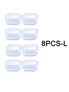 16/8/4pcs Thickened Silicone Furniture Leg Pads - Transparent Table Leg Covers, Chair Foot Pads - Silent, Noise-Reducing, Floor Protection, Wear-Resistant And Protect Chair Legs, Suitable For Sofa, Stool, Table - Multicolor - View 20