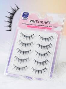 Layered Little Devil False Eyelashes, Staggered Length, Fairy-Like Big Eyes, Cool And Lively Makeup Look, Photogenic And Stunning - View 6
