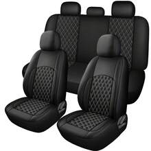 4PCS/9PCS Universal Car Seat Cover Set - Optional Front 2 Seats Or Full 5 Seats, Diamond Quilted Faux Leather With Non-Slip Backing, Easy Installation; Suitable For Sedan, SUV And Pickup Truck; Car Interior Protection Kit And Accessories. - Seat Covers - View 16