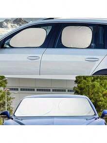Car Breathable Window Mesh, Ultra-Thin Large Mesh Car Sunshade (Thin/Transparent, Mainly For Mosquito Protection, Fabric Not Dense), Car Side Window Mosquito Protection Sunshade Cover, Camping Travel Car Interior Sun Protection Accessory, Mosquito Protection, Heat Insulation, UV Reflection Sunshade Film, Suitable For Sedans And SUVs. - Random Styles - View 9