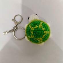 Crochet Yarn Turtle Keychain Cartoon Bag Pendant Car Hanging Ornament Finished Doll - Multicolor - View 6