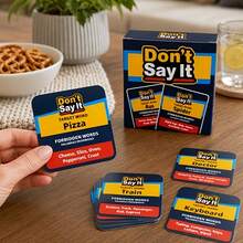Don't Say It Forbidden Word Guessing Card Game, Interactive Tabletop Game For Friends Gathering, Family Party Game Night, Multiplayer Challenge Puzzle Card Game, Adult Social Entertainment Game - Multicolor - View 5