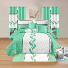 Comforter Sets - Mint Green - View 1