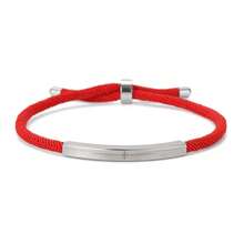 diffone Gelang Tali 4mm Buatan Tangan yang Dapat Diatur, Liontin Bintang 4 Titik Ukiran Baja Tahan Karat untuk Pria, Perhiasan Keren - Gelang Tali Pria yang Dapat Diatur - View 10